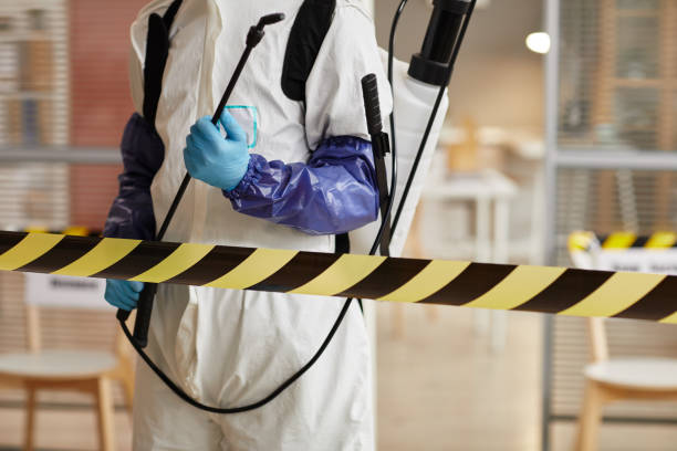 Professional Biohazard technician working in Flora, IL
